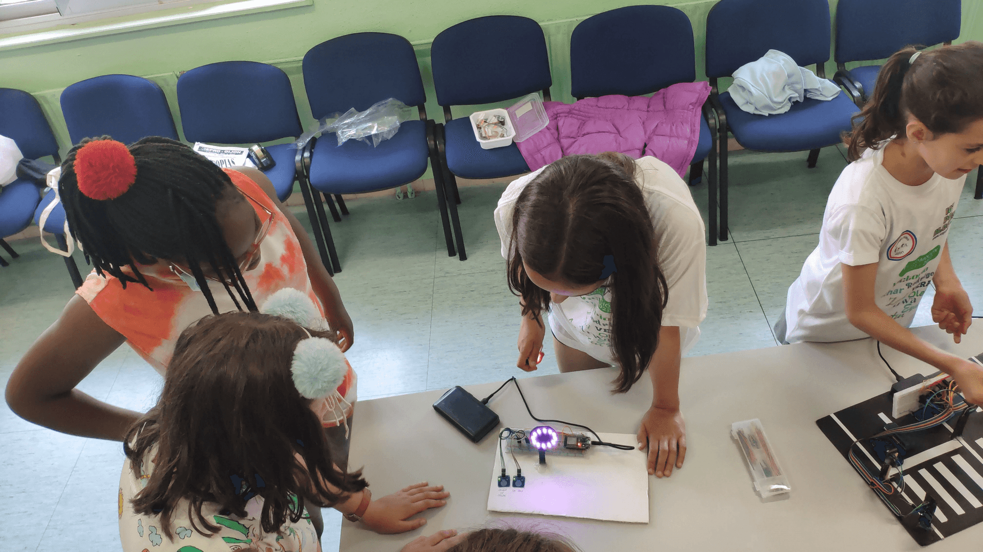 IoT por bloques: mesa de proyectos 1