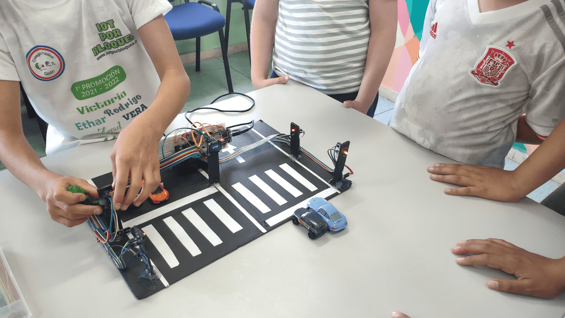 IoT por bloques: mesa de proyectos 3